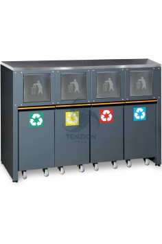 Modulo Fisso Raccolta Differenziata Arredo Officina C45PRO 2.0