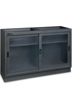 Modulo Fisso 2 Ante Trasparenti Policarbonato 1360mm Arredo Officina C45PRO 2.0