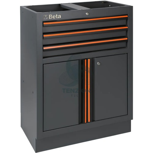Modulo Fisso 3 Cassetti 2 Antine Arredo Officina C45PRO 2.0
