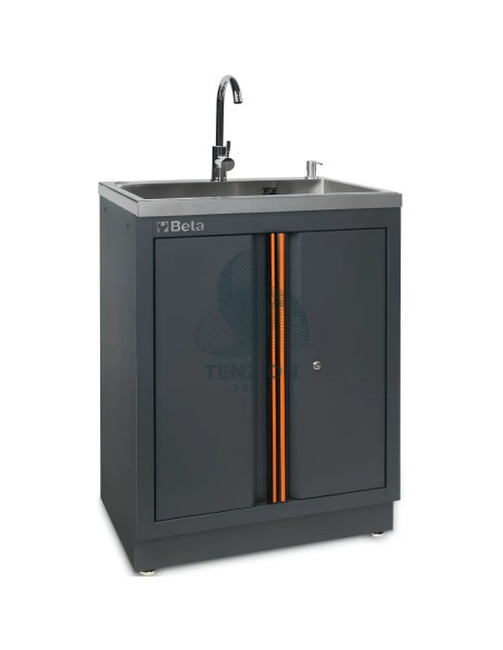 Modulo Fisso Lavandino Integrato Arredo Officina C45PRO 2.0