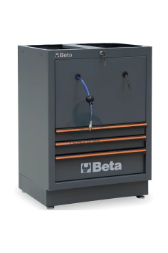 Modulo Fisso 3 Cassetti 2 Arrotolatori Integrati Arredo Officina C45PRO 2.0