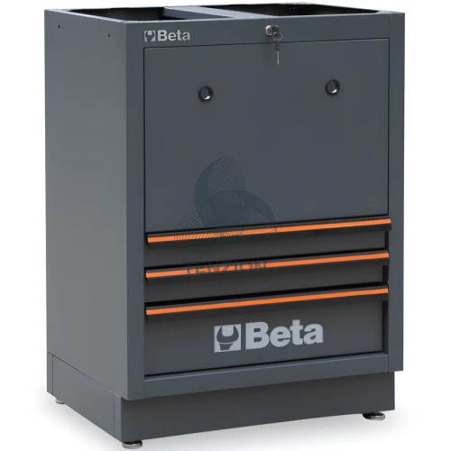 Modulo Fisso Per Arrotolatori 3 Cassetti Arredo Officina C45PRO 2.0