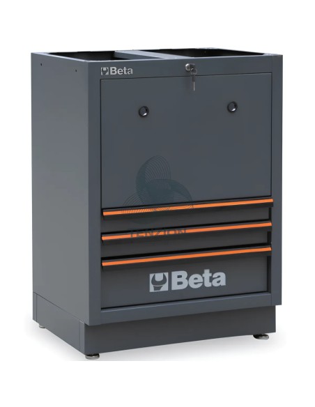 Modulo Fisso Per Arrotolatori 3 Cassetti Arredo Officina C45PRO 2.0