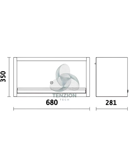 Pensile A Muro Arredo Officina C45PRO 2.0