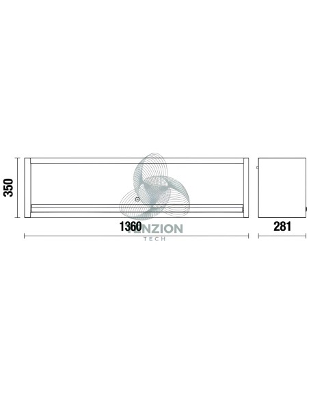 Pensile A Muro Lungo Arredo Officina C45PRO 2.0
