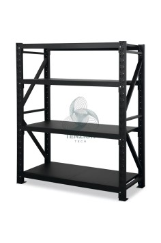Scaffalatura Ampia Campata 4 Ripiani Arredo Officina C45PRO 2.0
