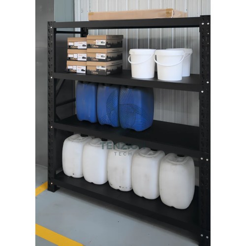 Scaffalatura Ampia Campata 4 Ripiani Arredo Officina C45PRO 2.0