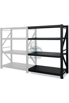 Elemento Aggiuntivo Per Scaffalatura Ampia Campata 4 Ripiani Arredo Officina C45PRO 2.0