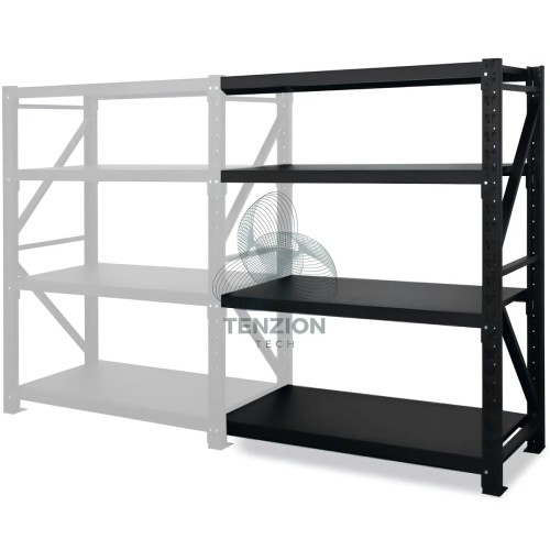 Elemento Aggiuntivo Per Scaffalatura Ampia Campata 4 Ripiani Arredo Officina C45PRO 2.0