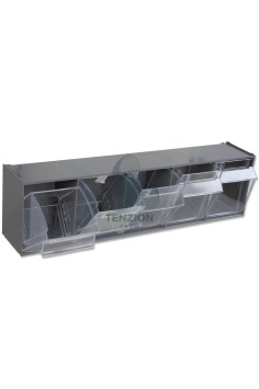Portaminuterie 5 Vaschette Da Parete Con Supporto