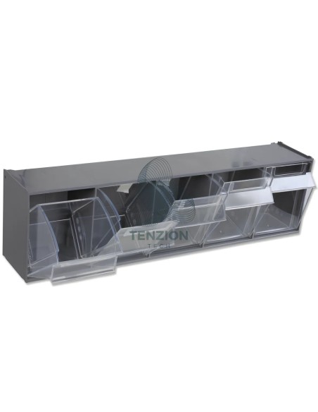 Portaminuterie 5 Vaschette Da Parete Con Supporto