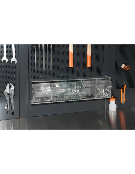 Portaminuterie 5 Vaschette Da Parete Con Supporto