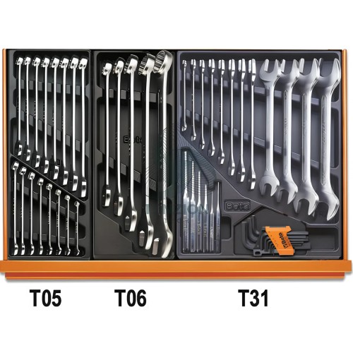 Assortimento 140 Utensili In Termoformato Rigido ABS Manutenzioni Industriali