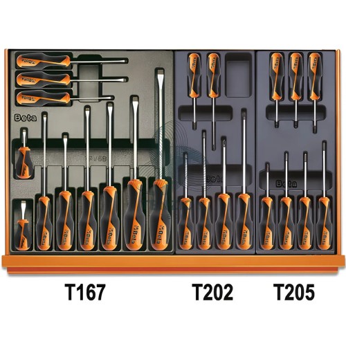Assortimento 140 Utensili In Termoformato Rigido ABS Manutenzioni Industriali