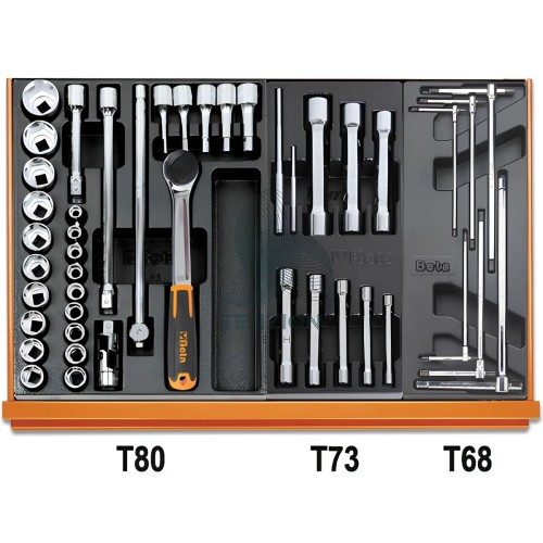 Assortimento 140 Utensili In Termoformato Rigido ABS Manutenzioni Industriali