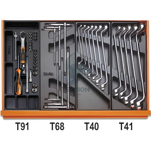 Assortimento 228 Utensili In Termoformato Rigido ABS Manutenzioni Industriali