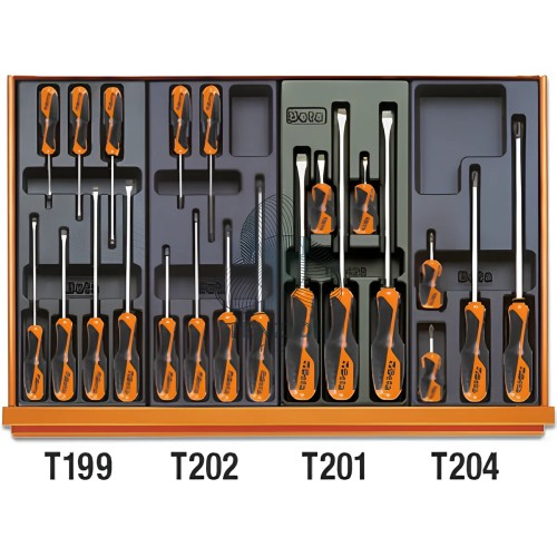 Assortimento 228 Utensili In Termoformato Rigido ABS Manutenzioni Industriali