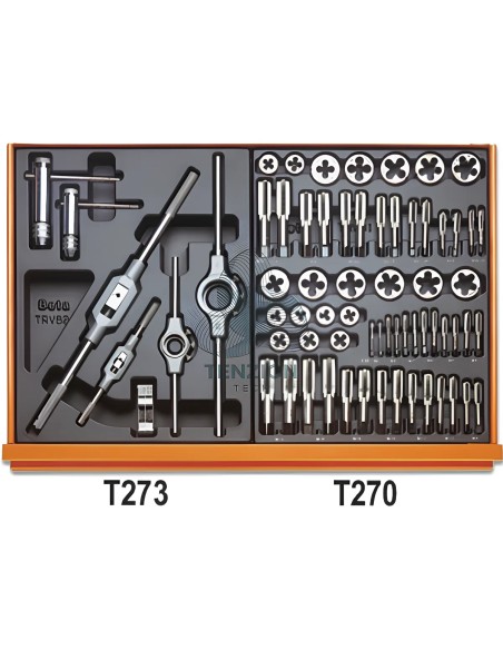 Assortimento 228 Utensili In Termoformato Rigido ABS Manutenzioni Industriali