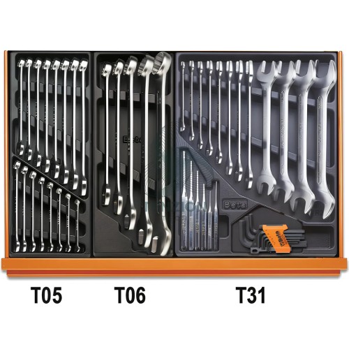 Assortimento 152 Utensili In Termoformato Rigido ABS Manutenzioni Industriali