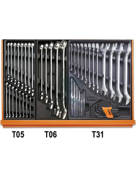 Assortimento 152 Utensili In Termoformato Rigido ABS Manutenzioni Industriali