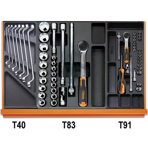 Assortimento 152 Utensili In Termoformato Rigido ABS Manutenzioni Industriali