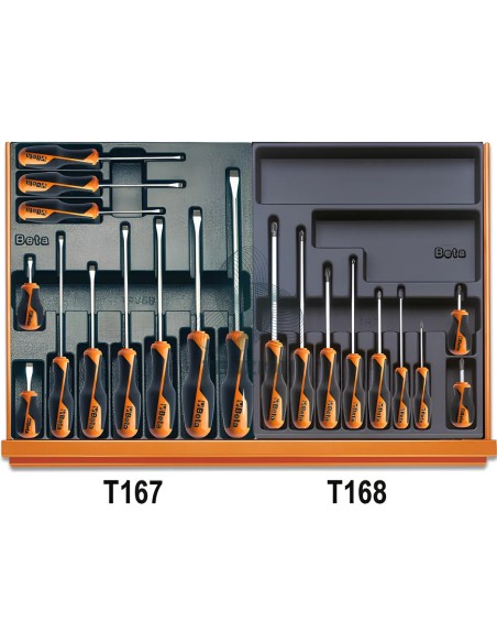 Assortimento 152 Utensili In Termoformato Rigido ABS Manutenzioni Industriali