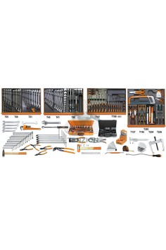 Assortimento 257 Utensili In Termoformato Rigido ABS Manutenzioni Industriali