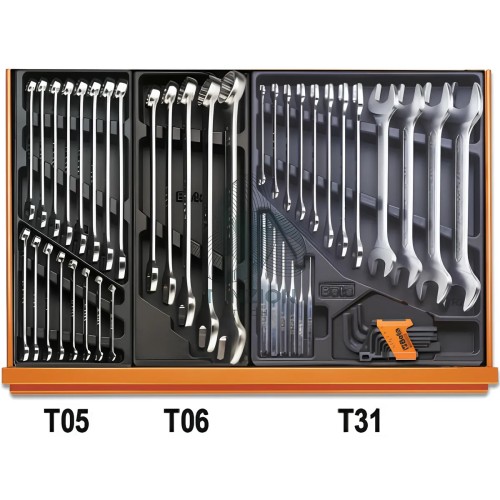 Assortimento 257 Utensili In Termoformato Rigido ABS Manutenzioni Industriali