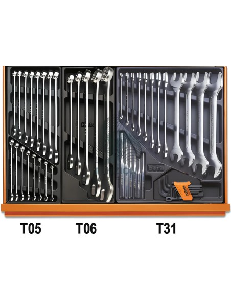 Assortimento 257 Utensili In Termoformato Rigido ABS Manutenzioni Industriali