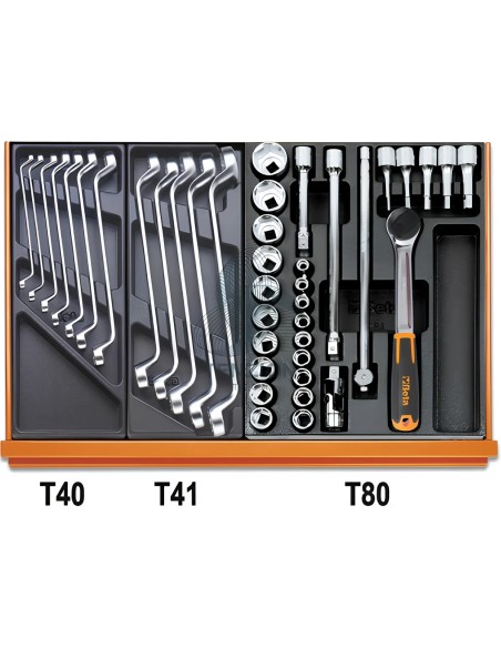 Assortimento 257 Utensili In Termoformato Rigido ABS Manutenzioni Industriali