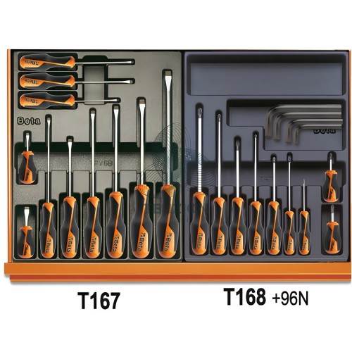 Assortimento 257 Utensili In Termoformato Rigido ABS Manutenzioni Industriali