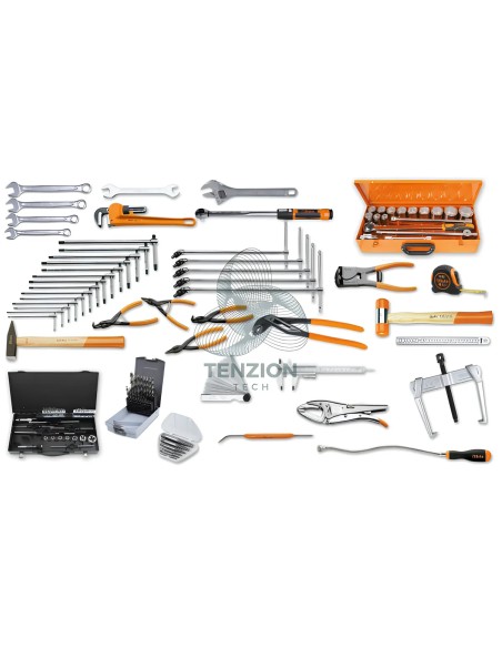 Assortimento 257 Utensili In Termoformato Rigido ABS Manutenzioni Industriali