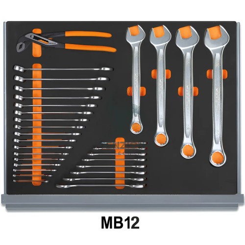 Assortimento 132 Utensili In Vassoio Morbido EVA Per Cassettiera C35 Manutenzioni Industriali