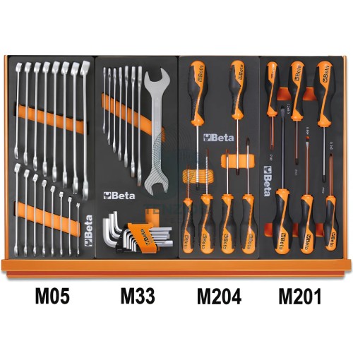Assortimento 144 Utensili In Vassoio Morbido EVA Universali