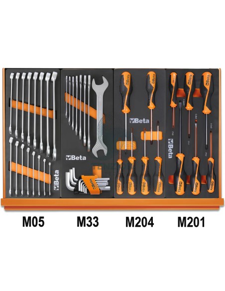 Assortimento 144 Utensili In Vassoio Morbido EVA Universali