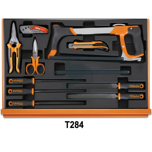 Assortimento 104 Utensili In Termoformato Rigido ABS Universali