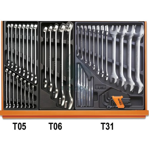 Assortimento 146 Utensili In Termoformato Rigido ABS Universali