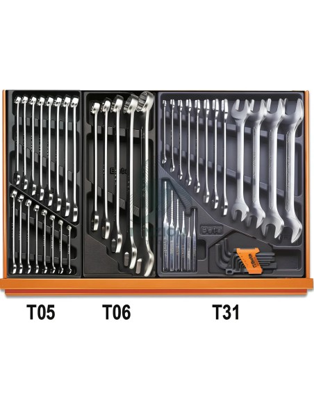 Assortimento 146 Utensili In Termoformato Rigido ABS Universali