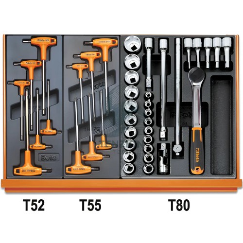 Assortimento 146 Utensili In Termoformato Rigido ABS Universali