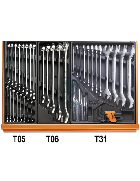 Assortimento 161 Utensili In Termoformato Rigido ABS Universali