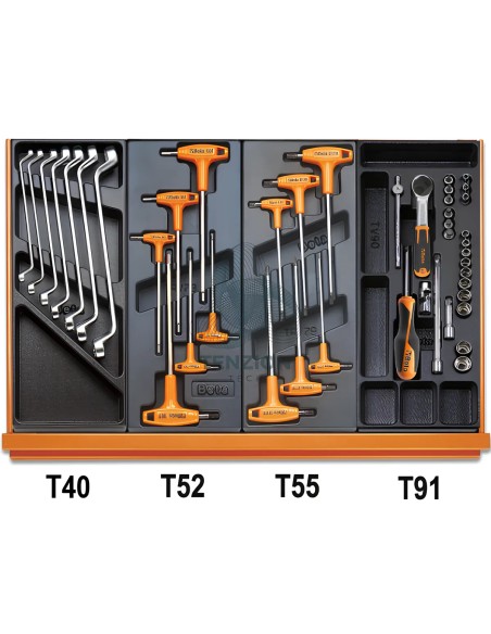 Assortimento 161 Utensili In Termoformato Rigido ABS Universali