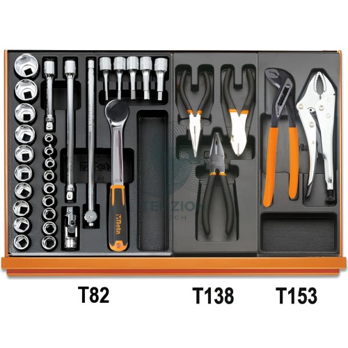 Assortimento 161 Utensili In Termoformato Rigido ABS Universali