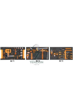 Assortimento 109 Utensili In Vassoio Morbido EVA Per Trolley C14 Universali
