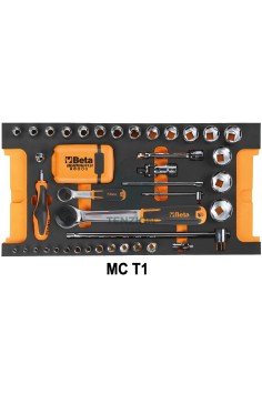 Assortimento 109 Utensili In Vassoio Morbido EVA Per Trolley C14 Universali 2