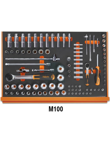 Assortimento 215 Utensili In Vassoio Morbido EVA Universali