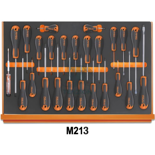 Assortimento 215 Utensili In Vassoio Morbido EVA Universali
