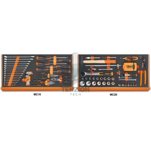 Assortimento 108 Utensili In Vassoio Morbido EVA Universali