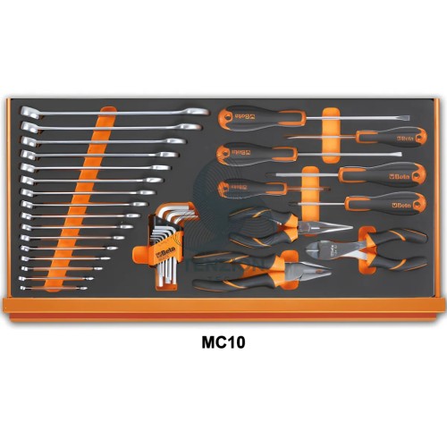 Assortimento 108 Utensili In Vassoio Morbido EVA Universali