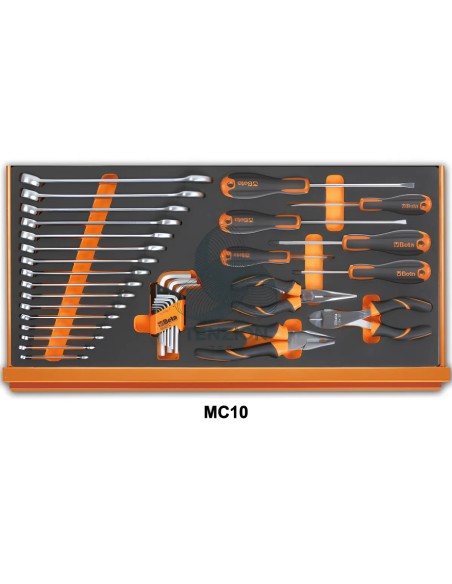Assortimento 108 Utensili In Vassoio Morbido EVA Universali