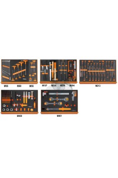 Assortimento 106 Utensili In Vassoio Morbido EVA Riparazioni Biciclette